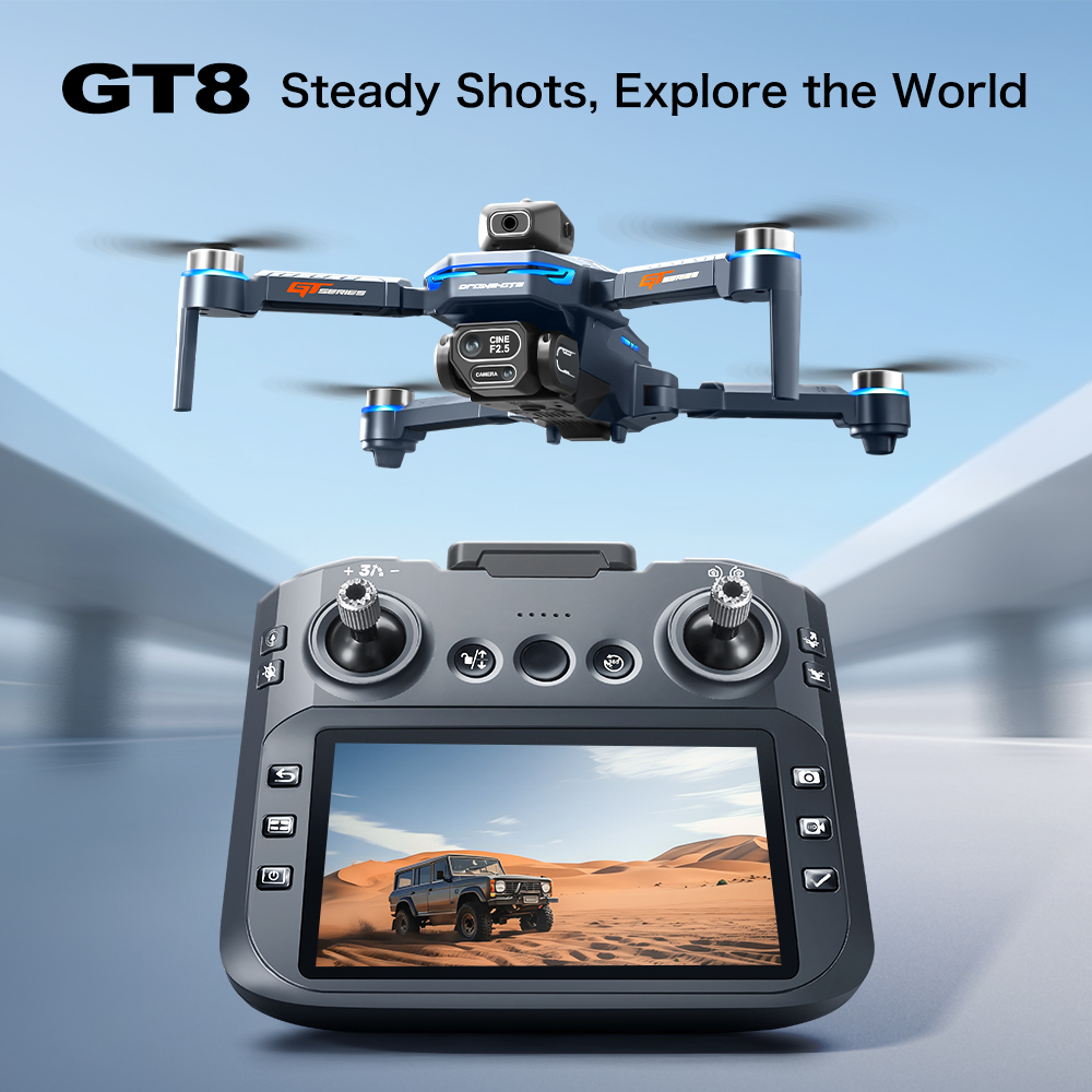 GT8 Max Foldable Drone 8K HD P - Drone Camera Night Vision review and price