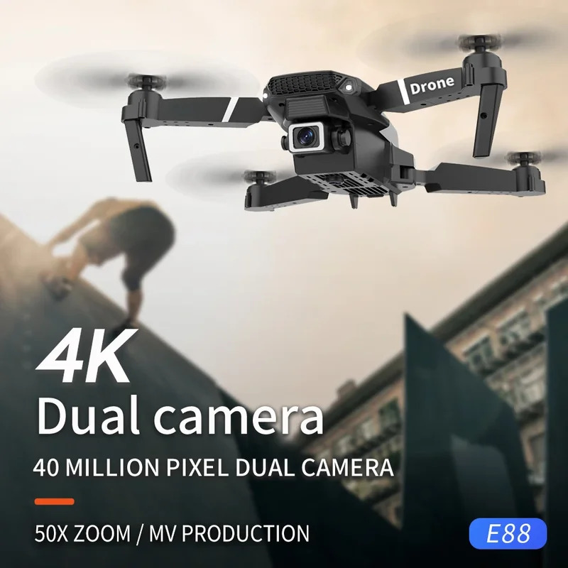 E88 ProIntelligent Folding Dro - Drone Camera Wide Angle review and price