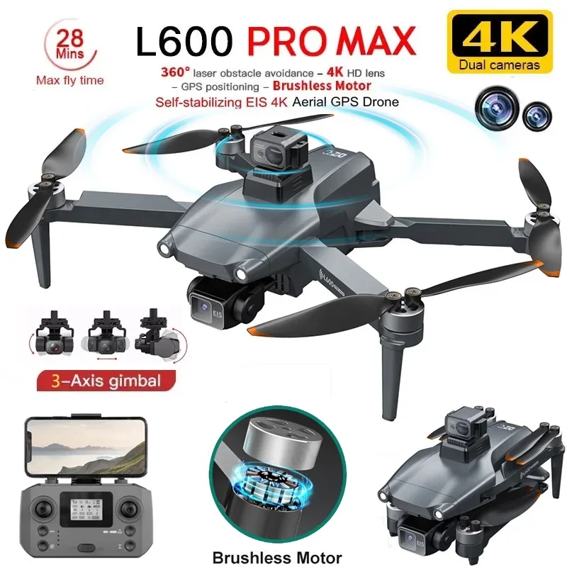 L600 PRO MAX GPS Drone Profess - Drone Camera Wide Angle review and price