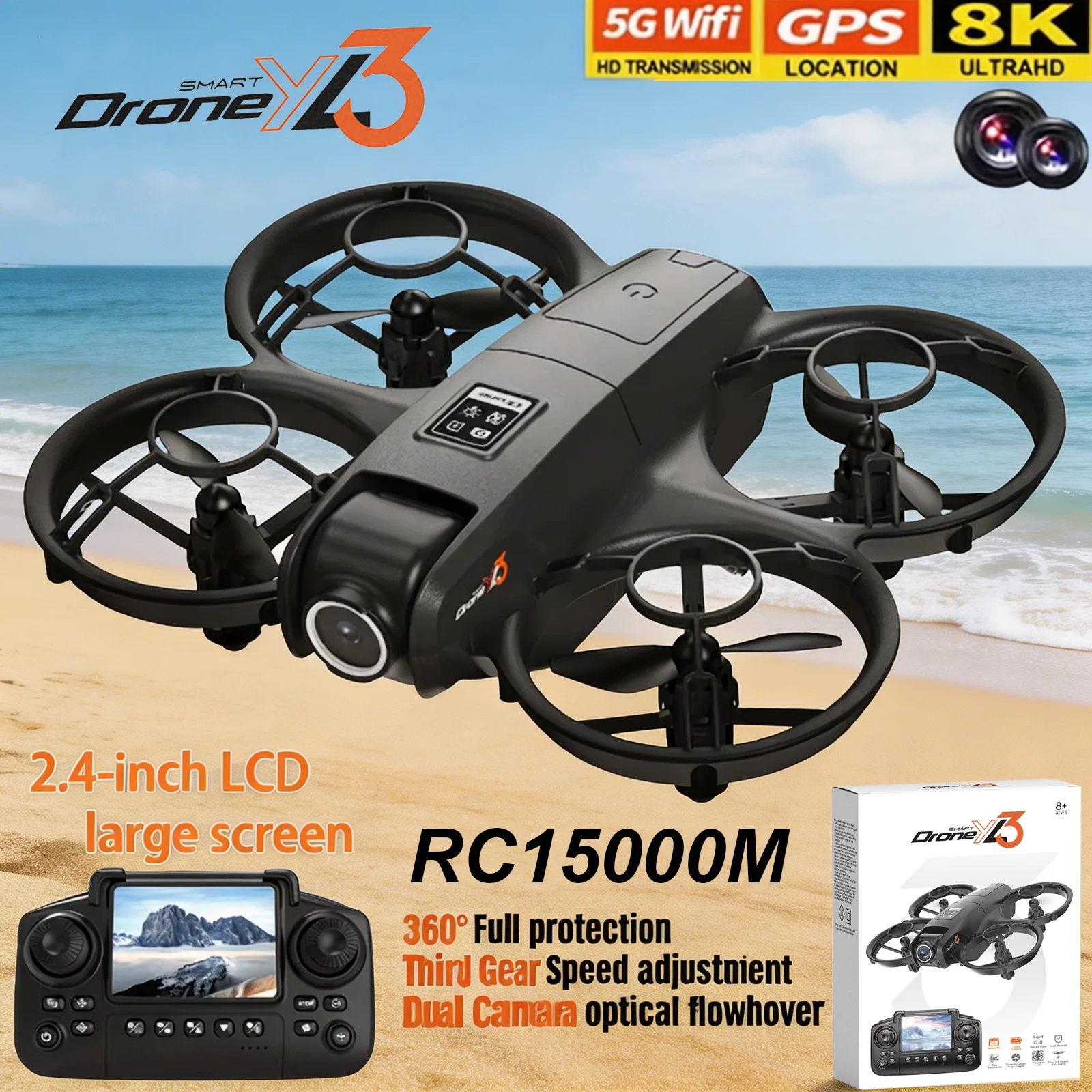 New YL3 RC Drone 8K 1080P Wide - Drone Camera Wide Angle review and price
